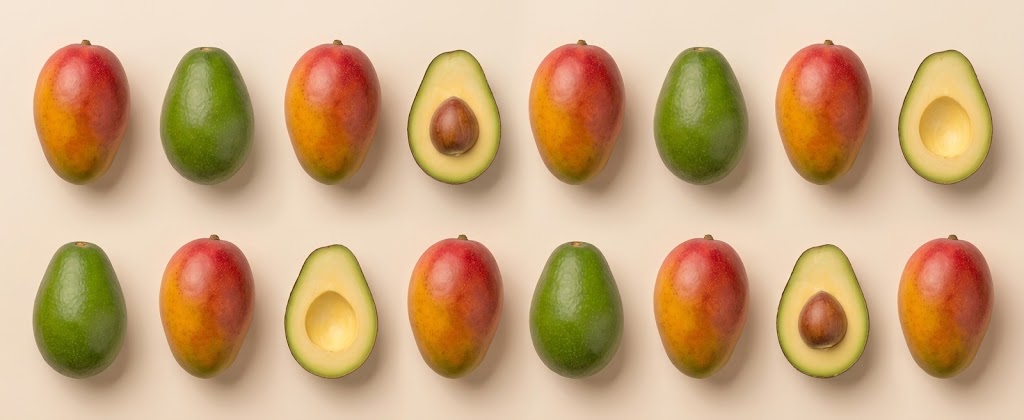 Caja mangos y aguacates